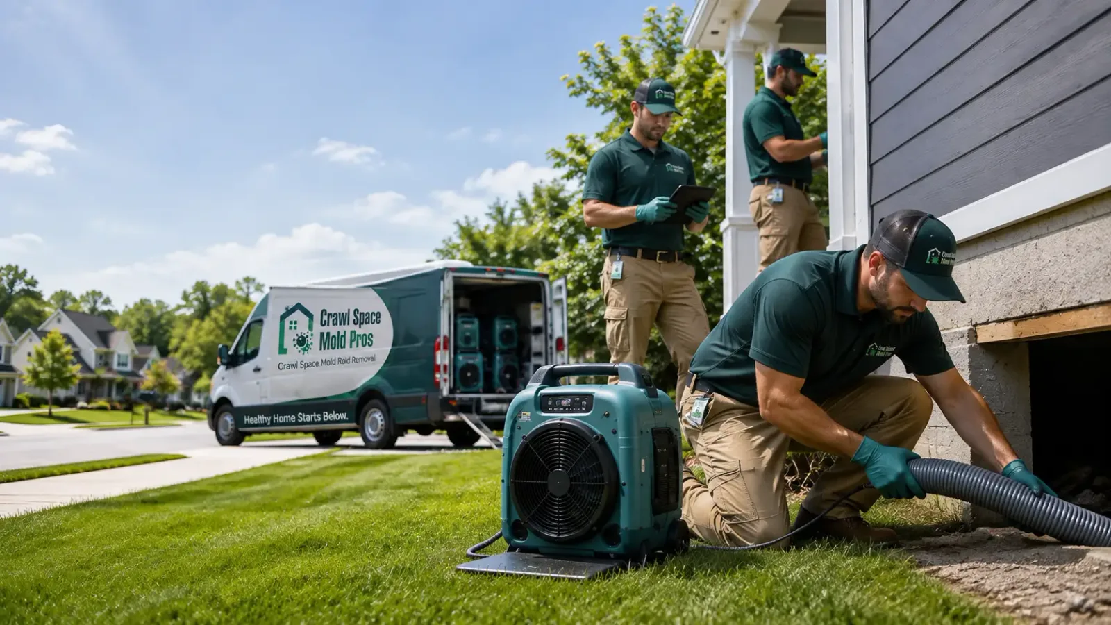 Crawl Space Mold Removal in Fairmount City, PA